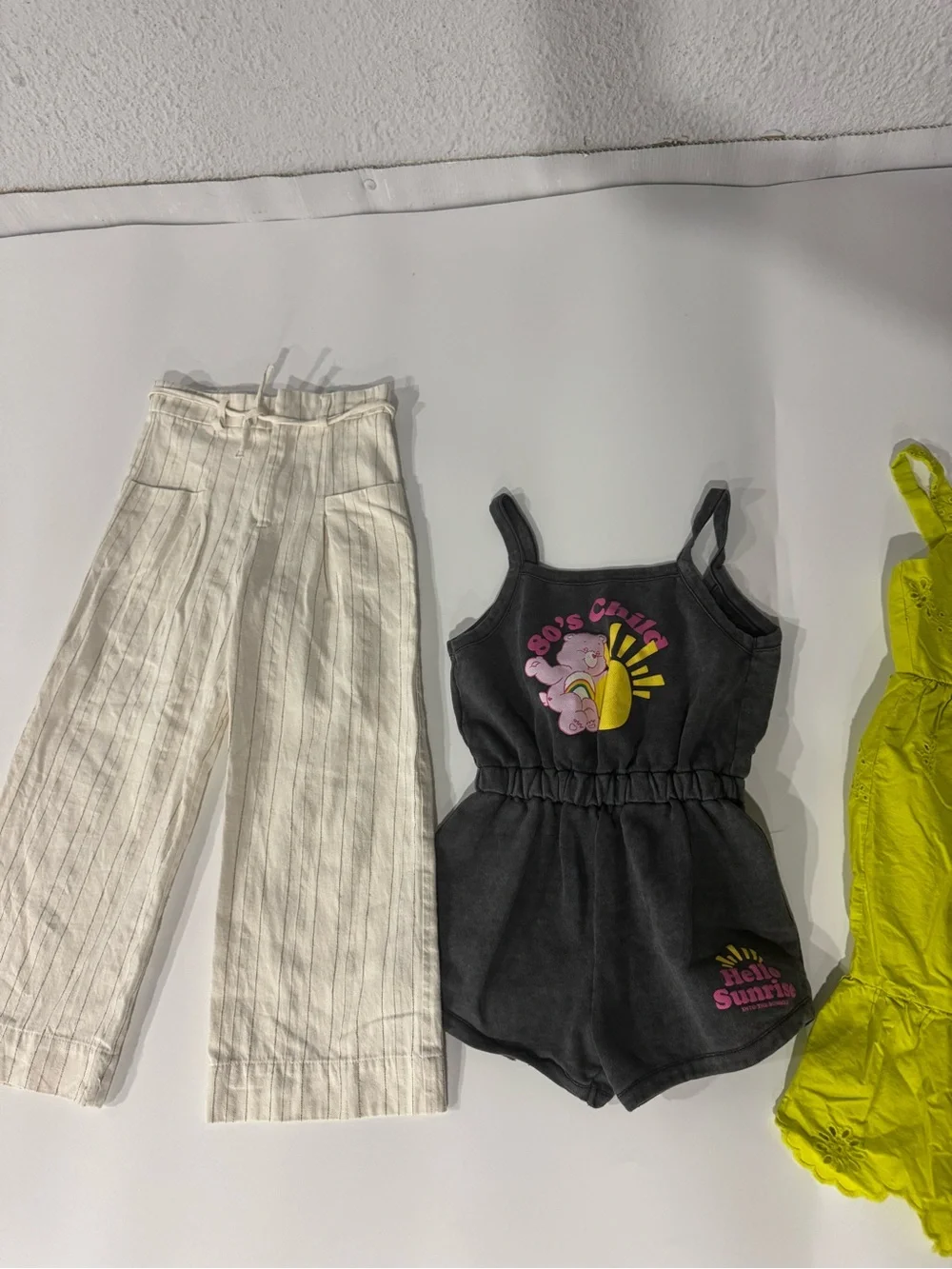 Zara Bundle Girl Mixed Outfit Dress,Romper, Wide Leg Pants Size 7